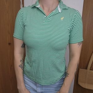 Beaufort Bonnet Company Striped Polo Size Small